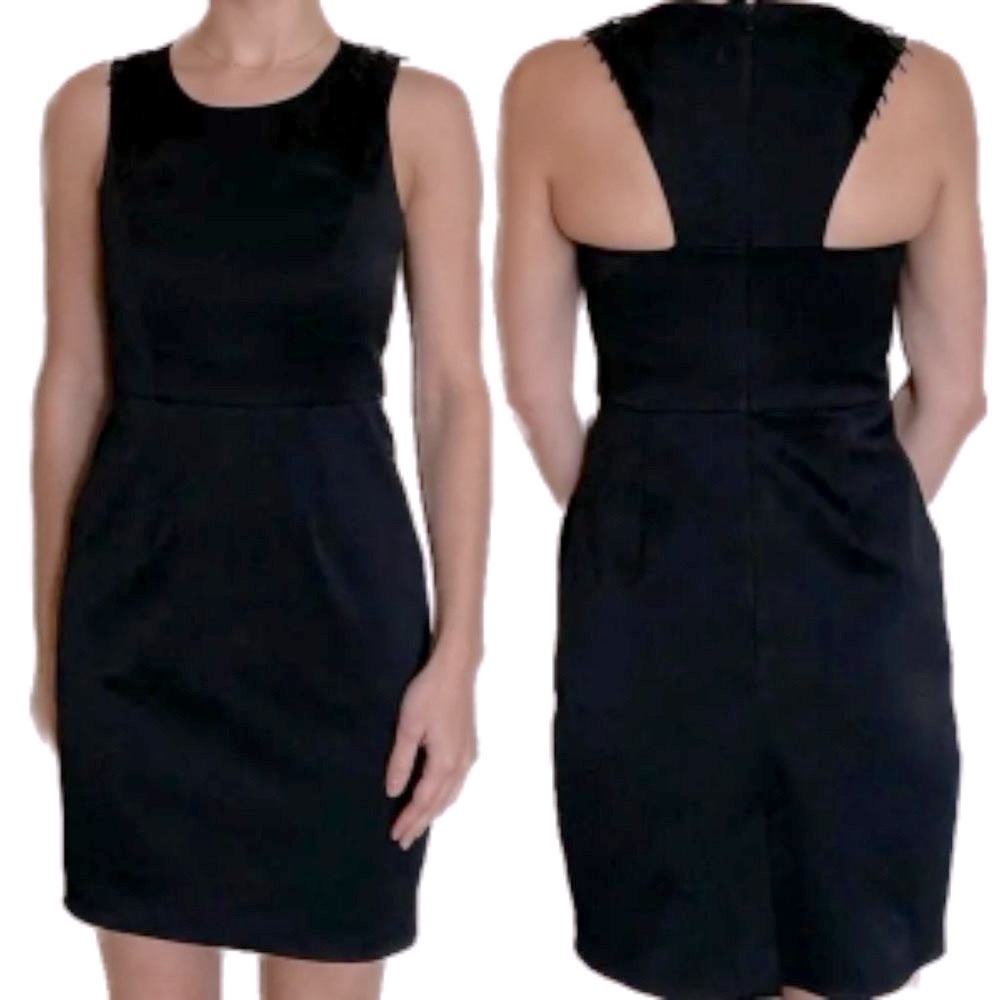 BCBGeneration Black Beaded Dress